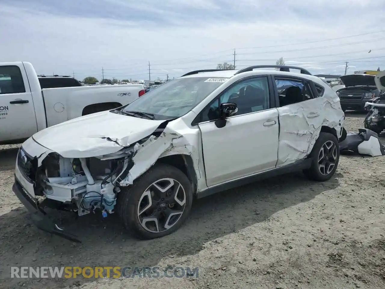 1 Photograph of a damaged car JF2GTAMC9LH241739 SUBARU CROSSTREK 2020