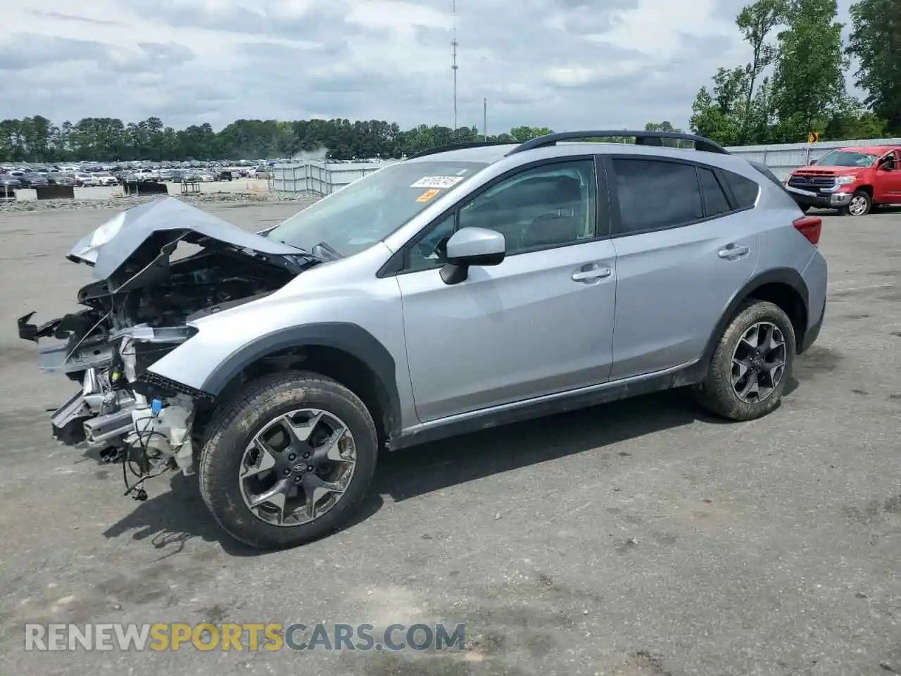 1 Photograph of a damaged car JF2GTAPC2L8203698 SUBARU CROSSTREK 2020