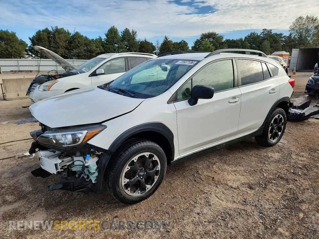 1 Photograph of a damaged car JF2GTAAC2M9225608 SUBARU CROSSTREK 2021
