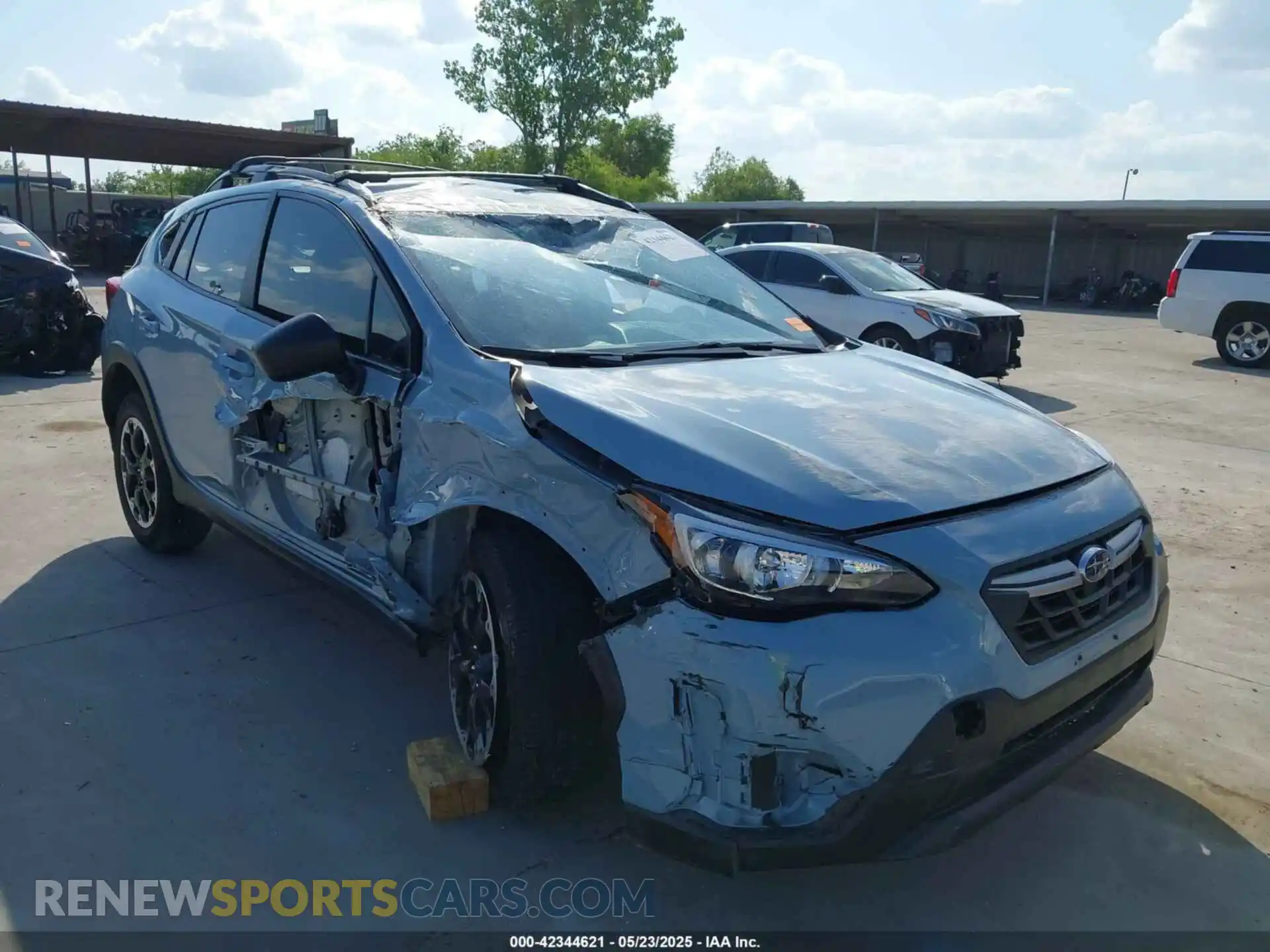 1 Photograph of a damaged car JF2GTAAC3M9684887 SUBARU CROSSTREK 2021