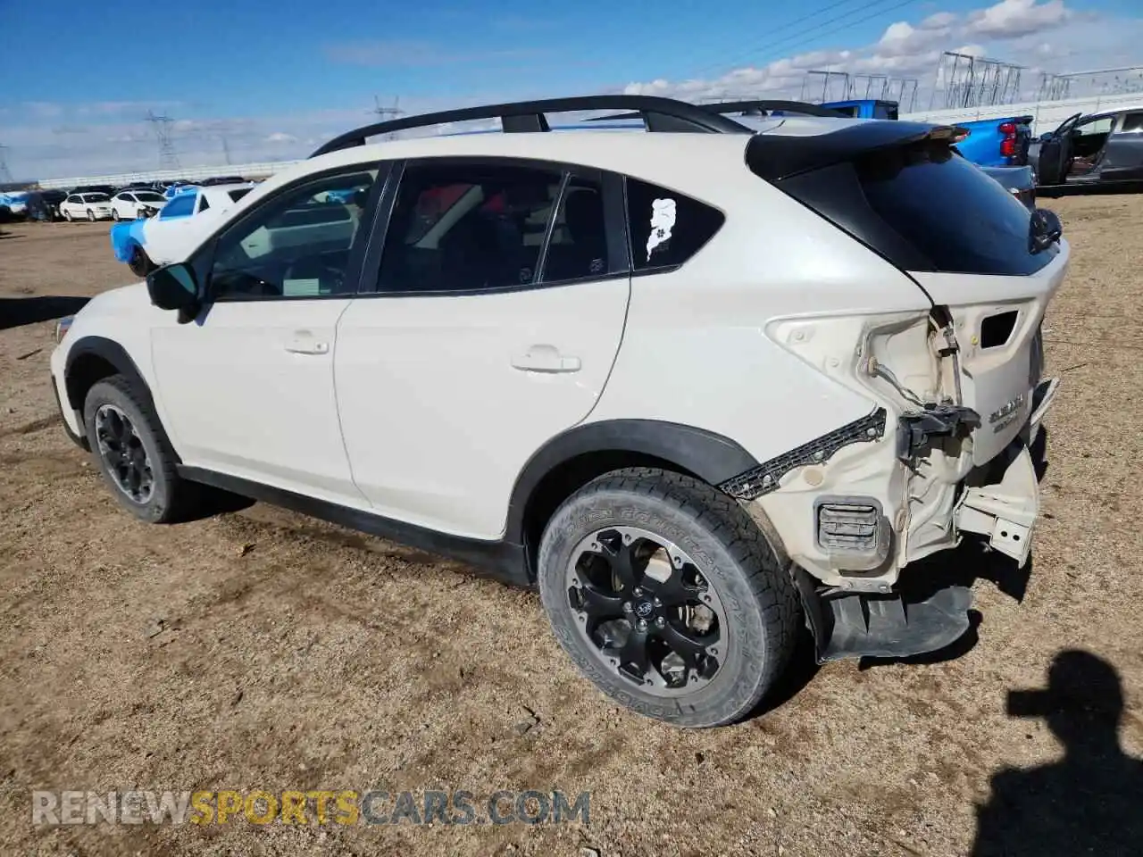 2 Фотография поврежденного автомобиля JF2GTAACXM9283613 SUBARU CROSSTREK 2021