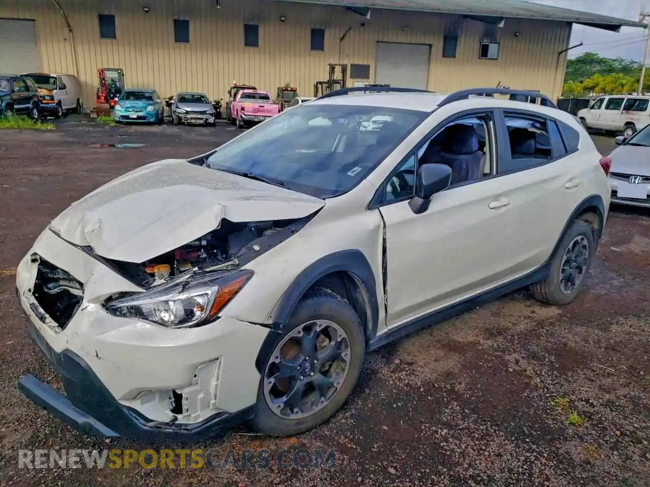 1 Photograph of a damaged car JF2GTABC0M8678565 SUBARU CROSSTREK 2021