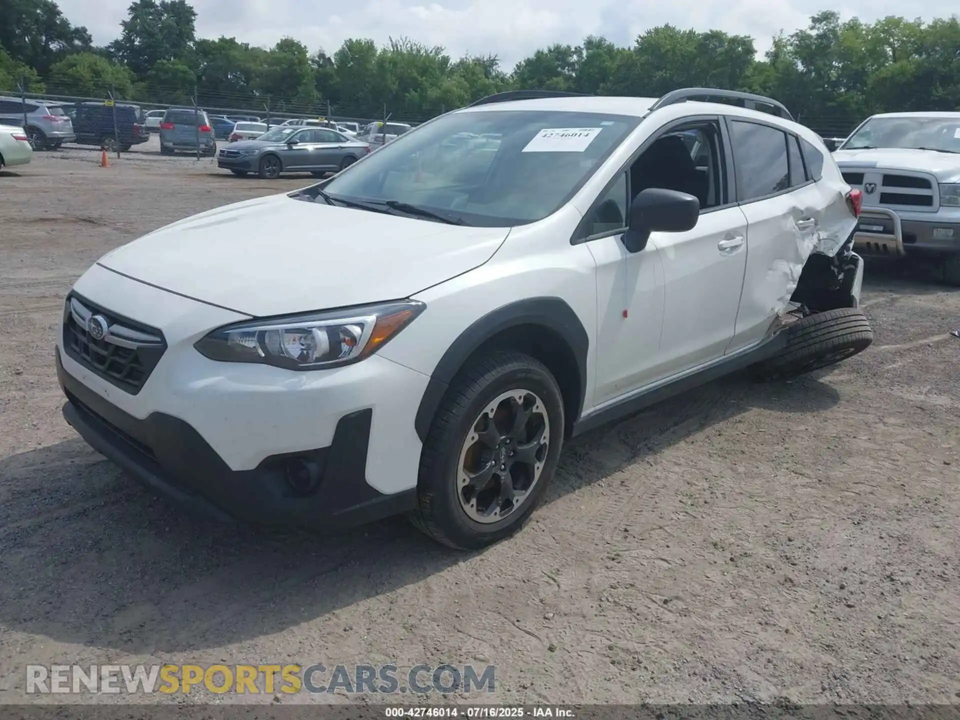 2 Photograph of a damaged car JF2GTABC1M8211316 SUBARU CROSSTREK 2021