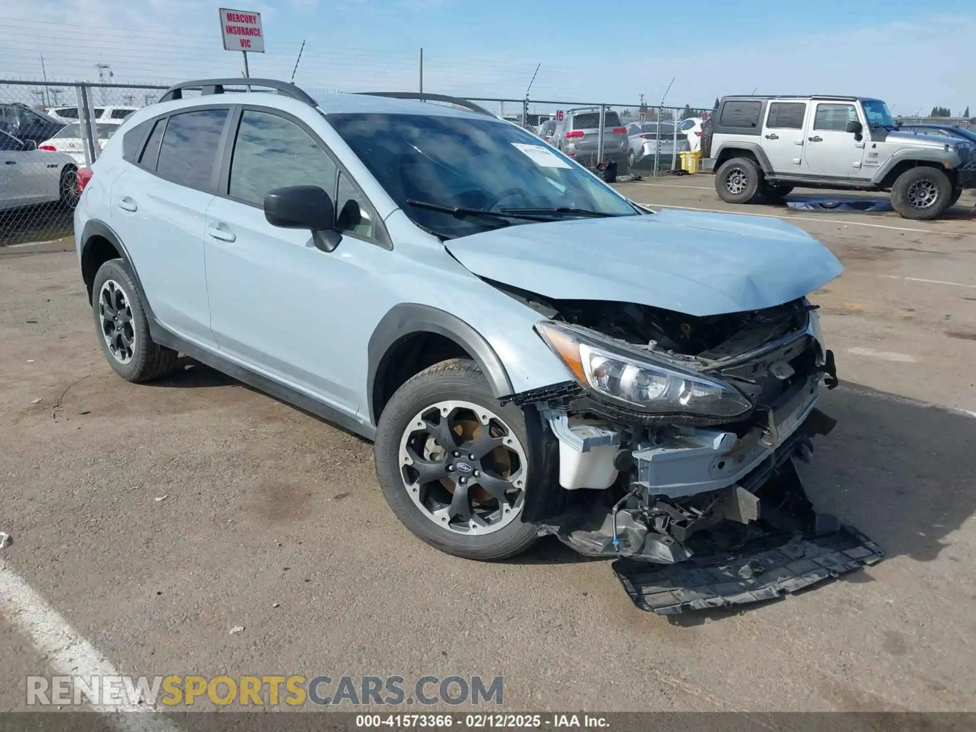 1 Photograph of a damaged car JF2GTABC1M8657384 SUBARU CROSSTREK 2021