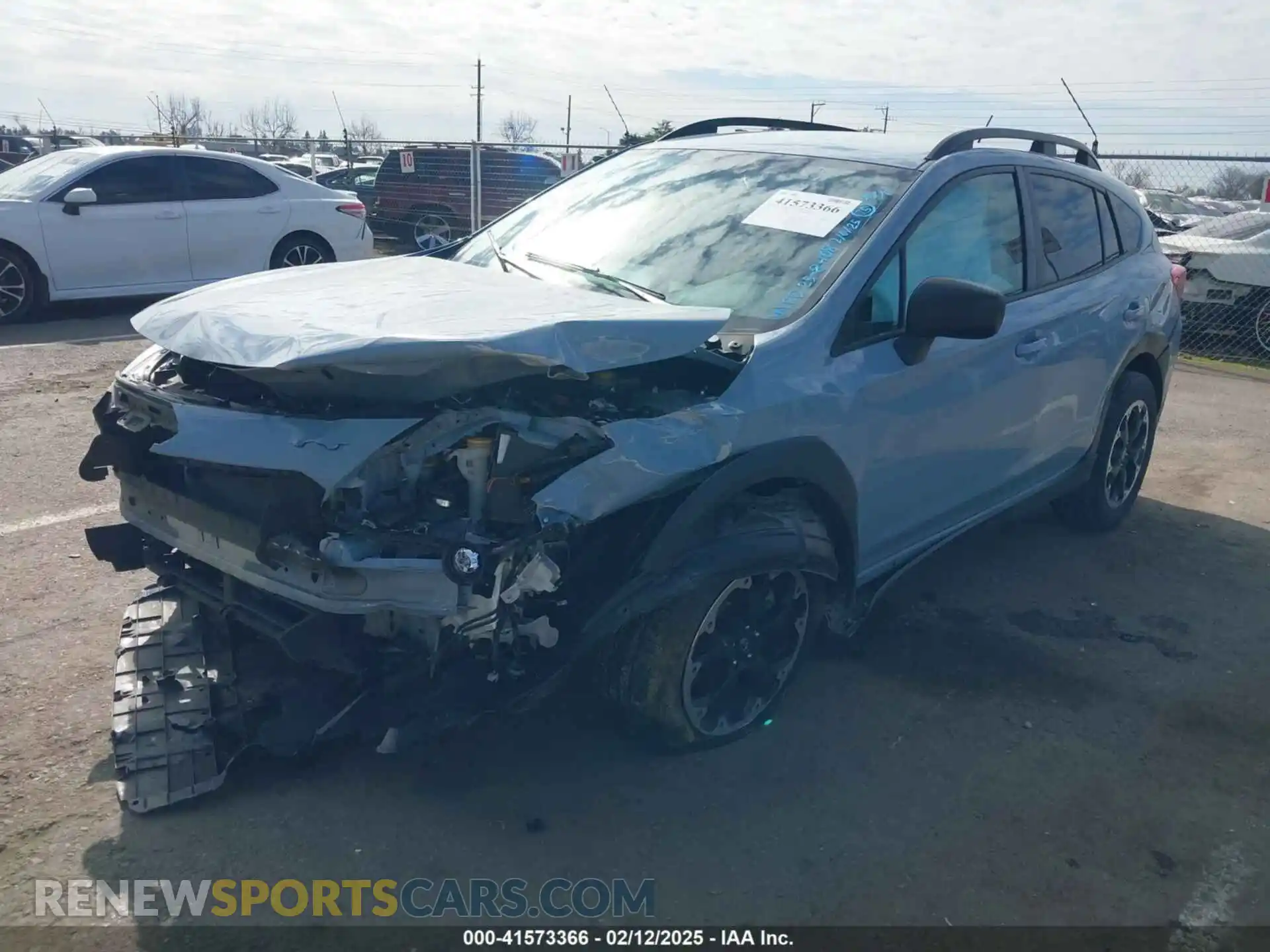 2 Photograph of a damaged car JF2GTABC1M8657384 SUBARU CROSSTREK 2021