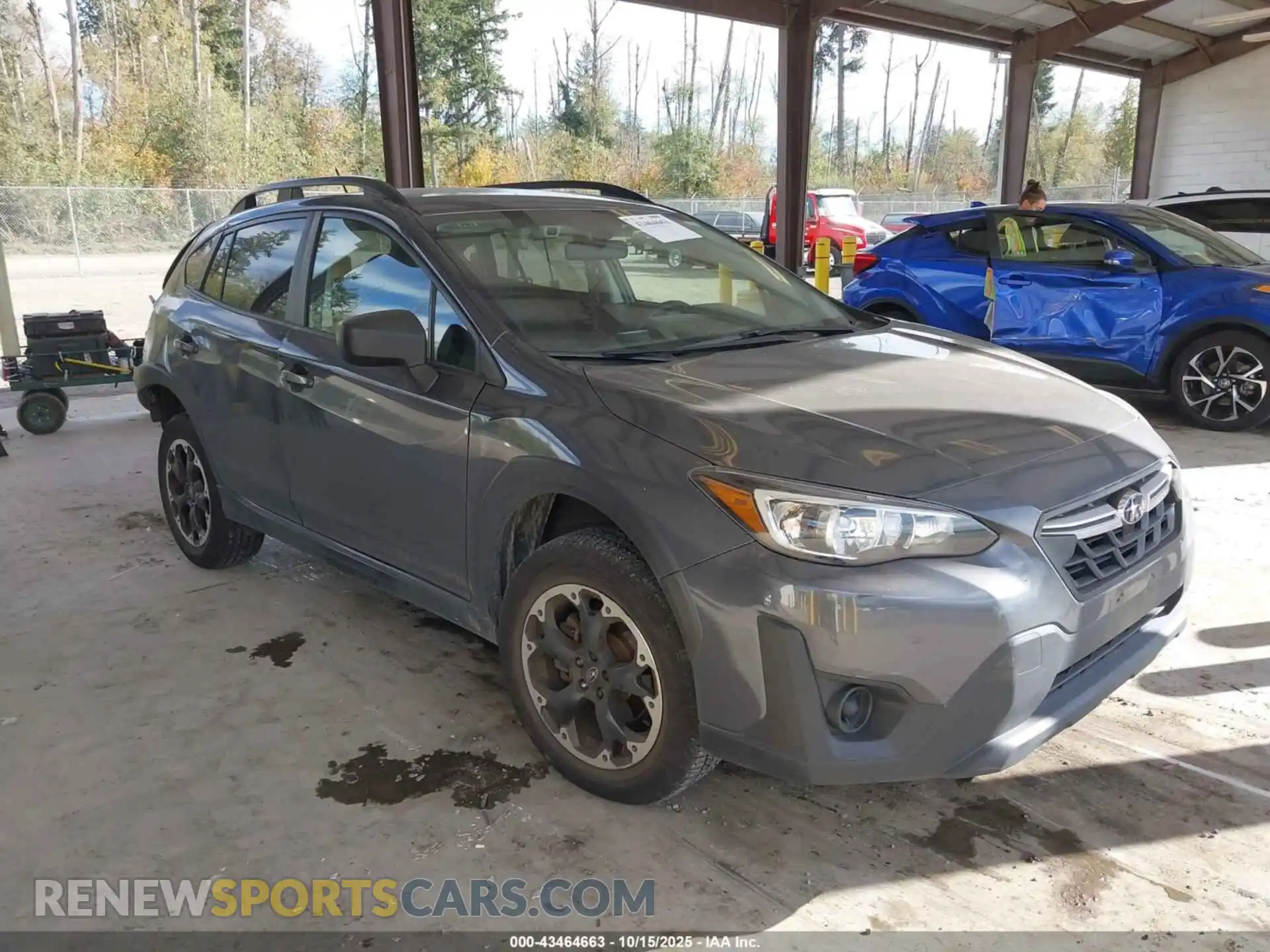 1 Photograph of a damaged car JF2GTABC2M8329343 SUBARU CROSSTREK 2021