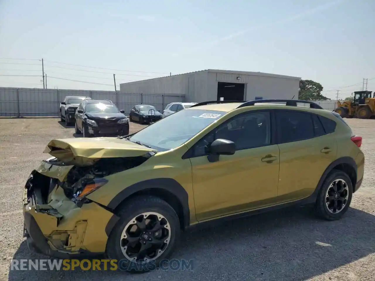 1 Photograph of a damaged car JF2GTABC5MH293020 SUBARU CROSSTREK 2021