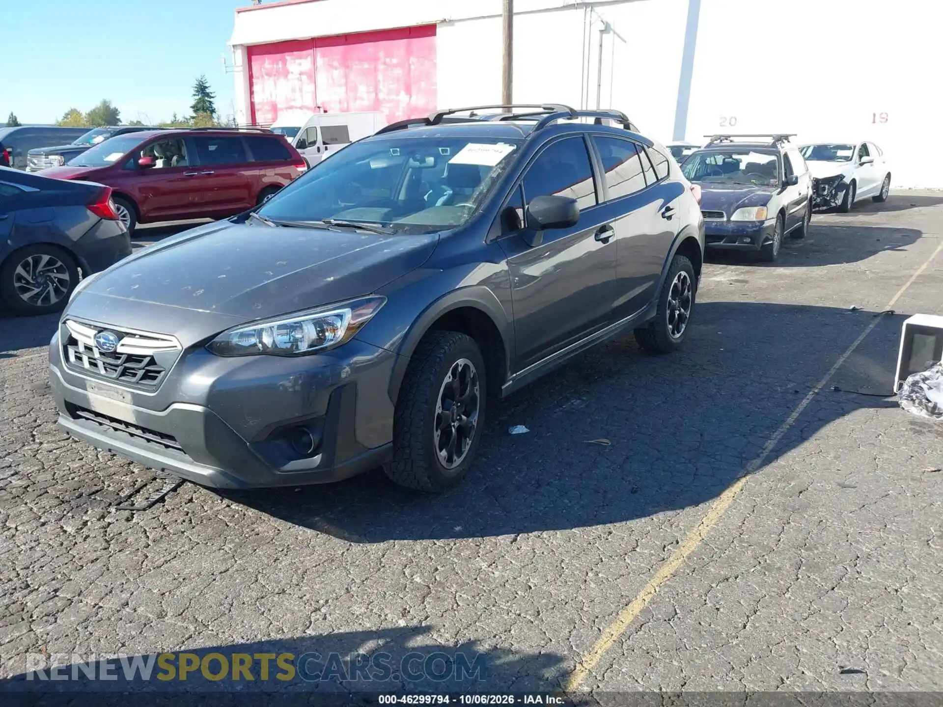 2 Photograph of a damaged car JF2GTABC5MH356360 SUBARU CROSSTREK 2021