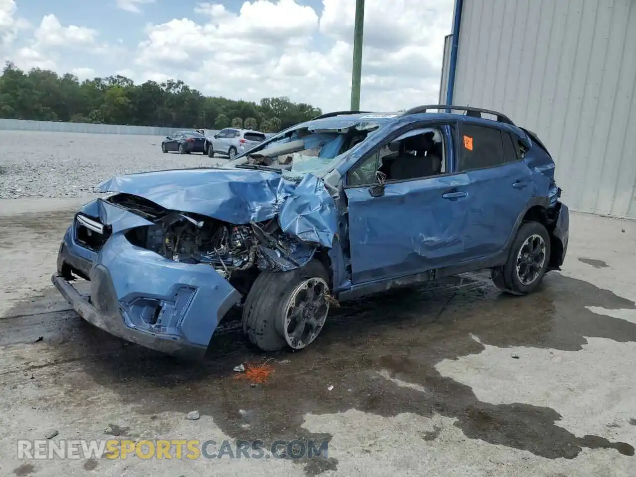 1 Photograph of a damaged car JF2GTABC6MH202367 SUBARU CROSSTREK 2021