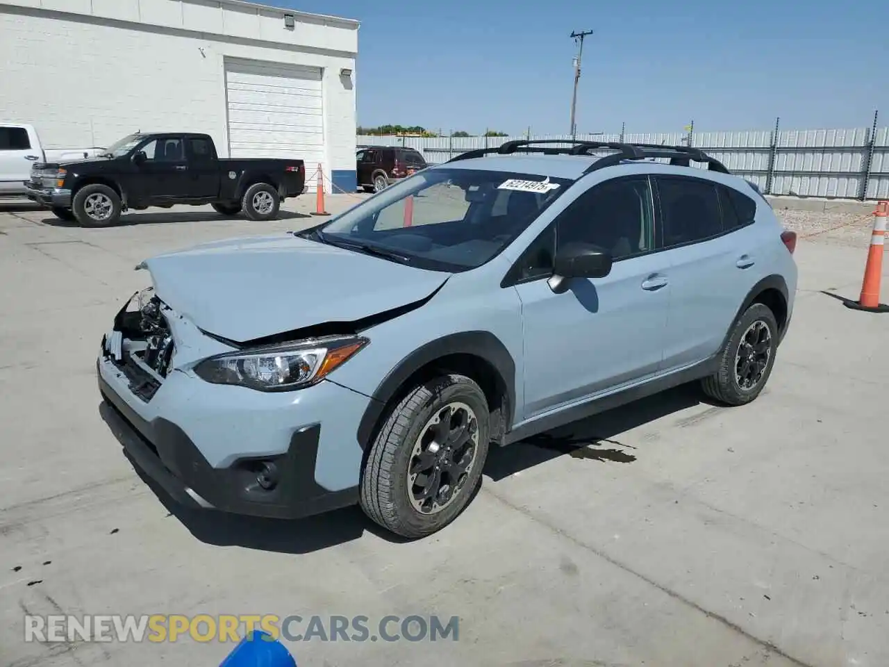 1 Photograph of a damaged car JF2GTABC7M8677221 SUBARU CROSSTREK 2021