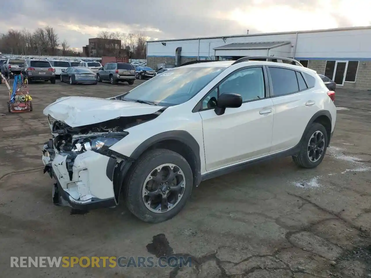 1 Photograph of a damaged car JF2GTABC7MH365710 SUBARU CROSSTREK 2021