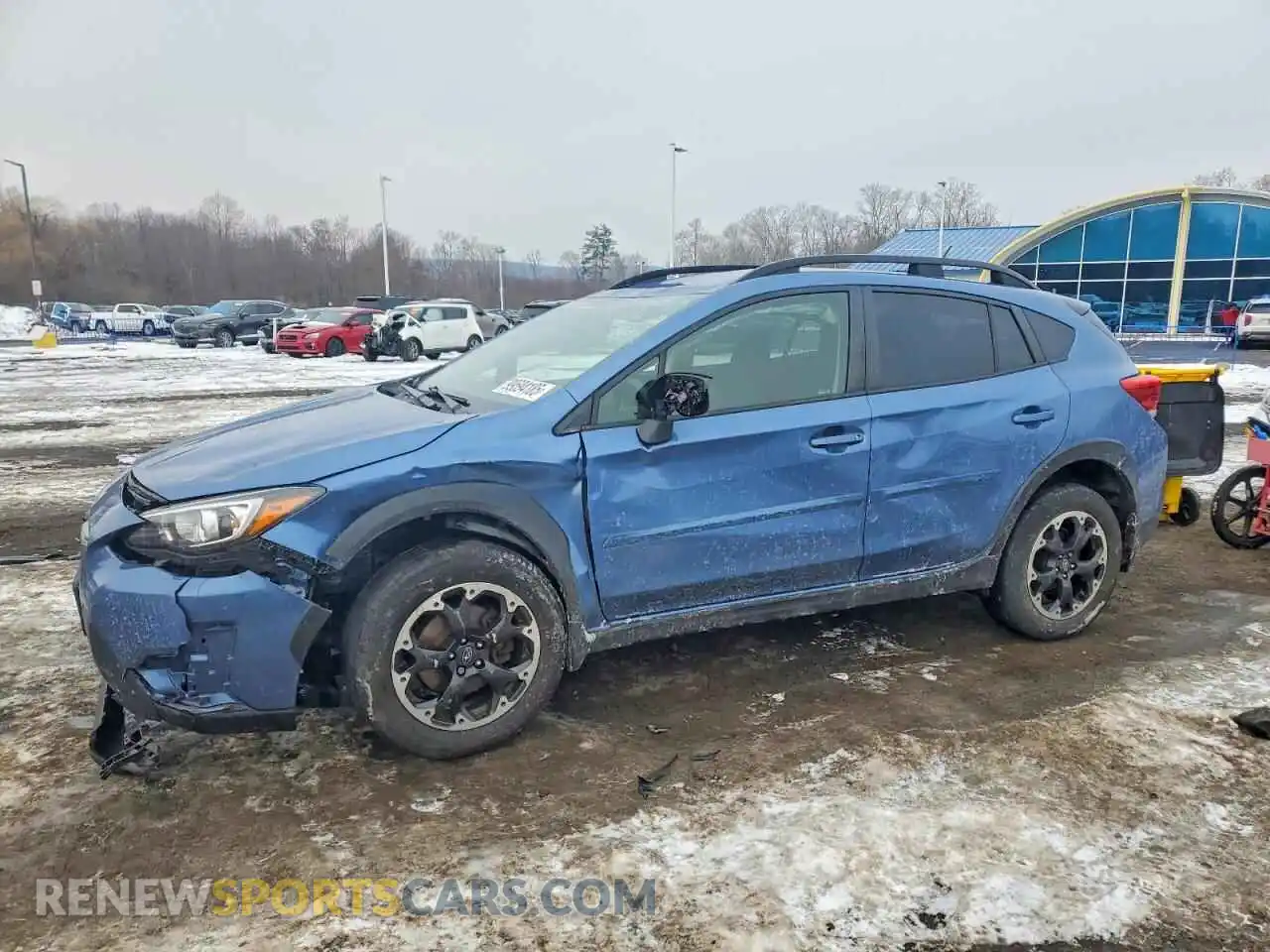 1 Photograph of a damaged car JF2GTABC7MH685626 SUBARU CROSSTREK 2021