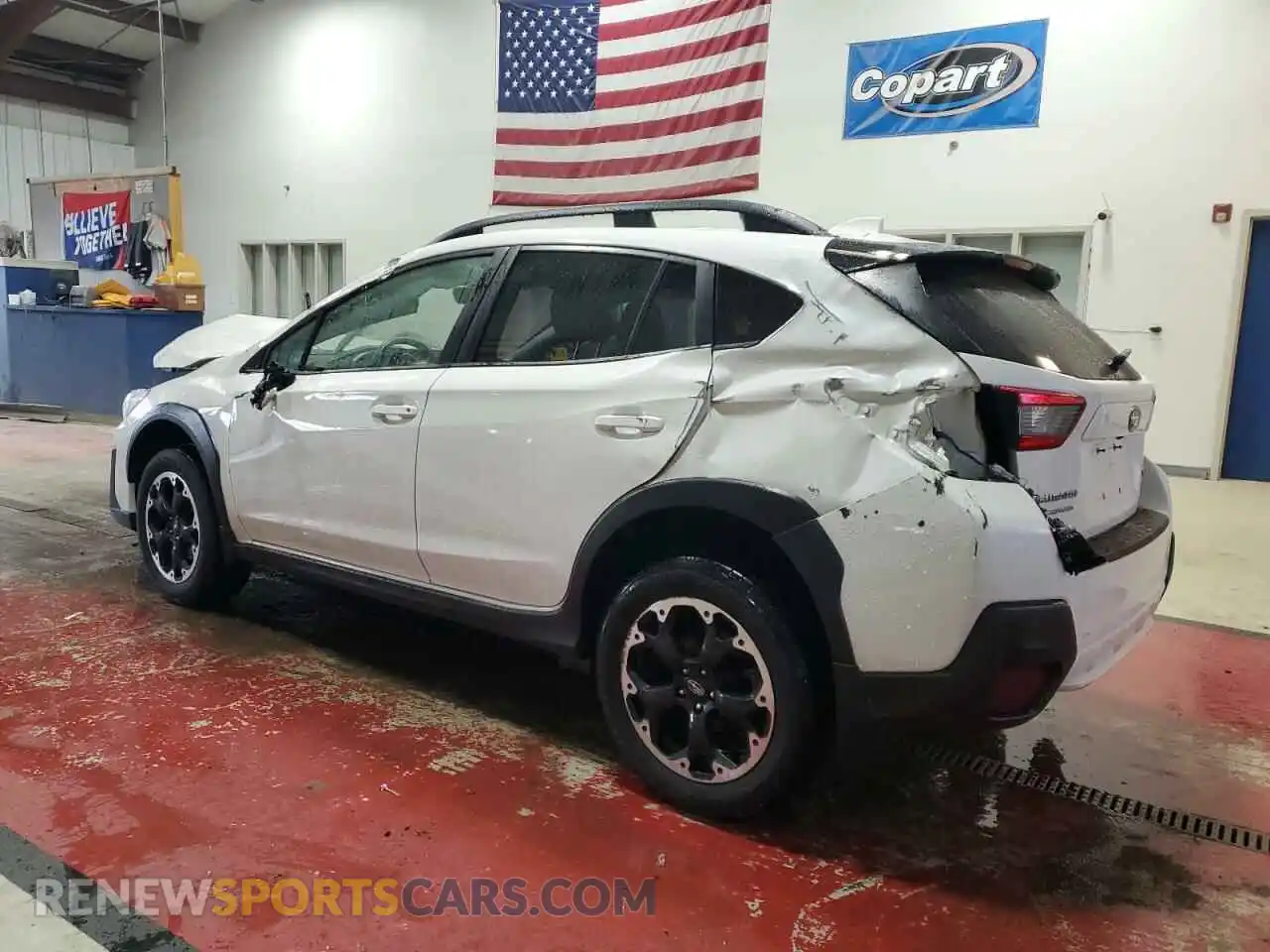 2 Photograph of a damaged car JF2GTACC2M9392001 SUBARU CROSSTREK 2021