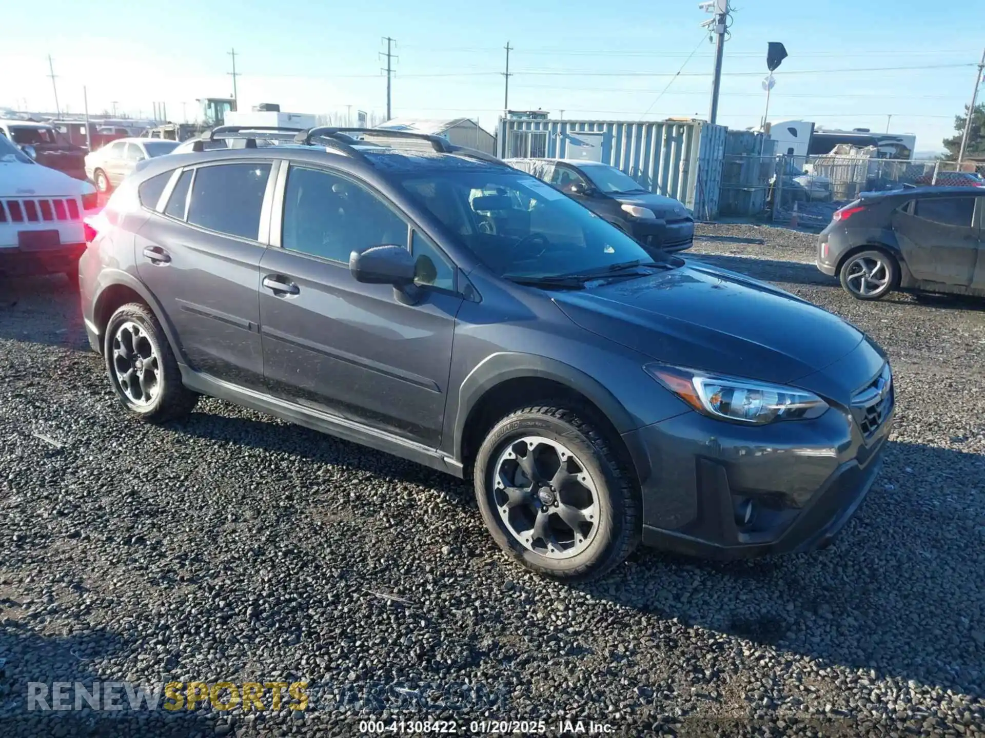 1 Photograph of a damaged car JF2GTACC3M9328274 SUBARU CROSSTREK 2021