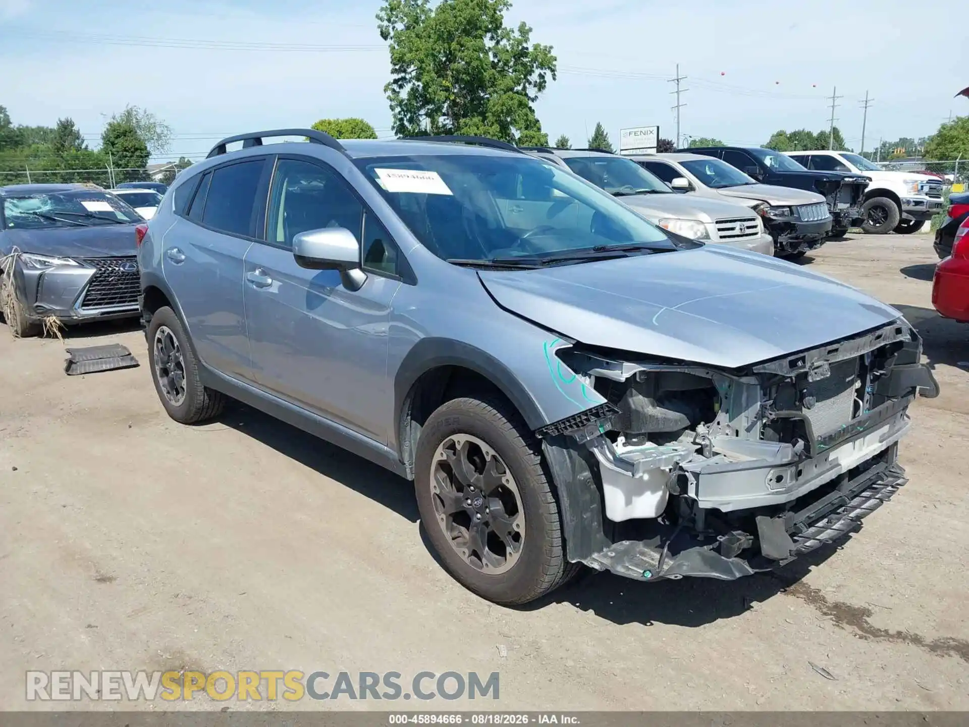 1 Photograph of a damaged car JF2GTACC4M9312942 SUBARU CROSSTREK 2021