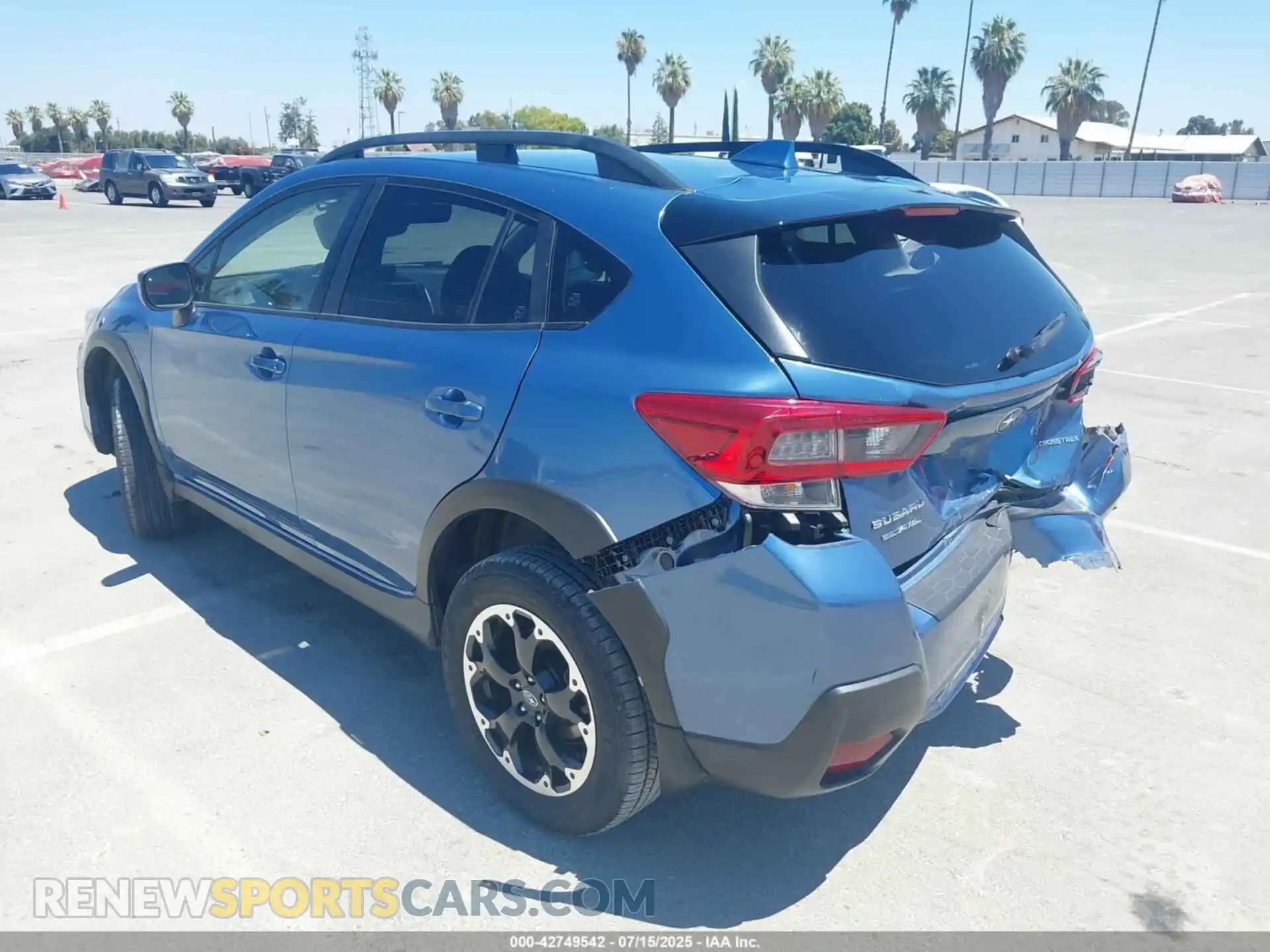 3 fotografías del automóvil dañado JF2GTACC4MG682316 SUBARU CROSSTREK 2021