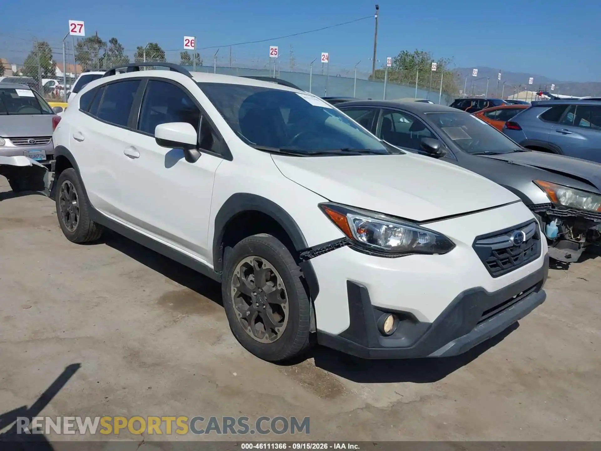 1 Фотография поврежденного автомобиля JF2GTACCXM9312444 SUBARU CROSSTREK 2021