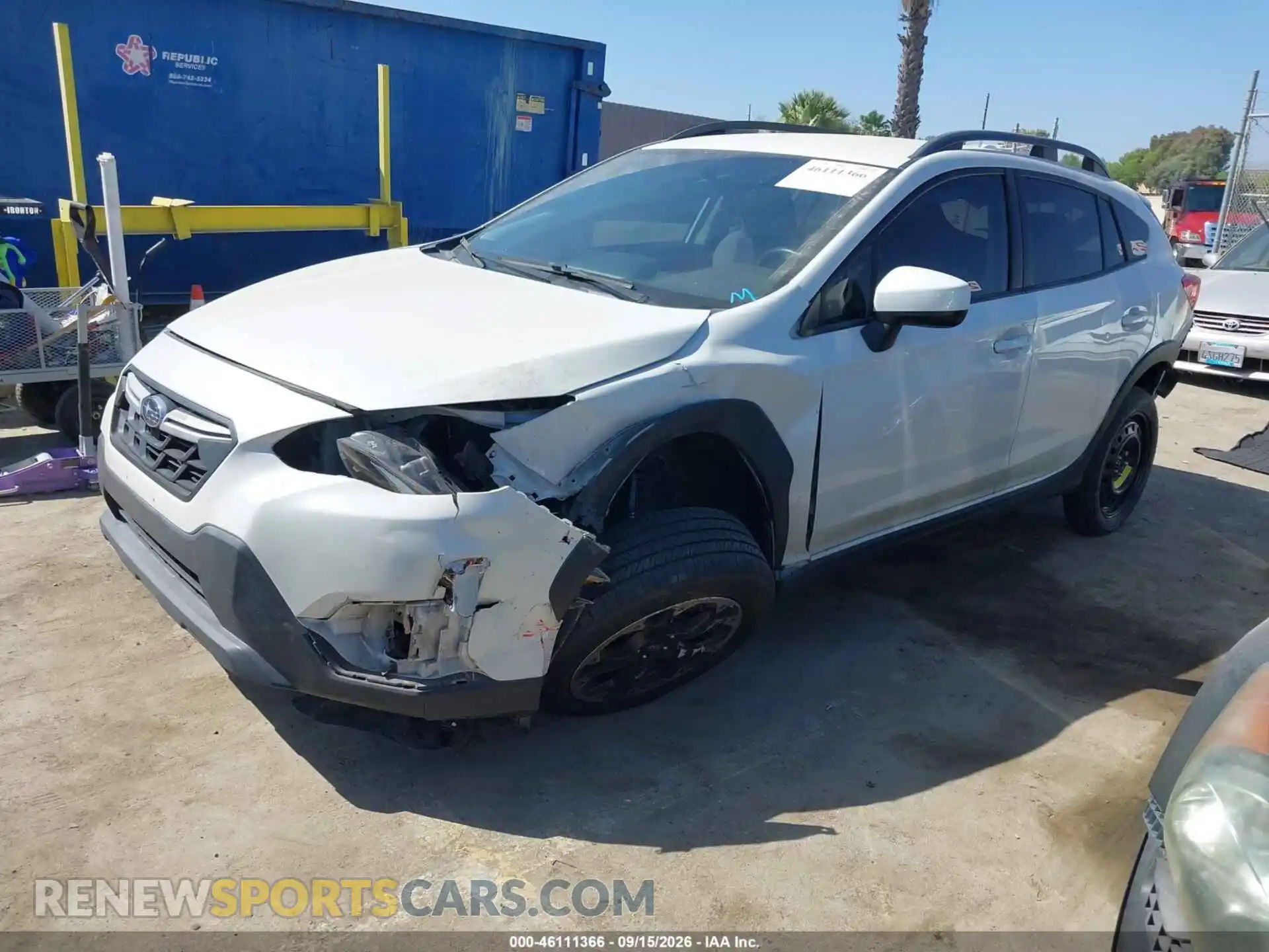 2 Фотография поврежденного автомобиля JF2GTACCXM9312444 SUBARU CROSSTREK 2021