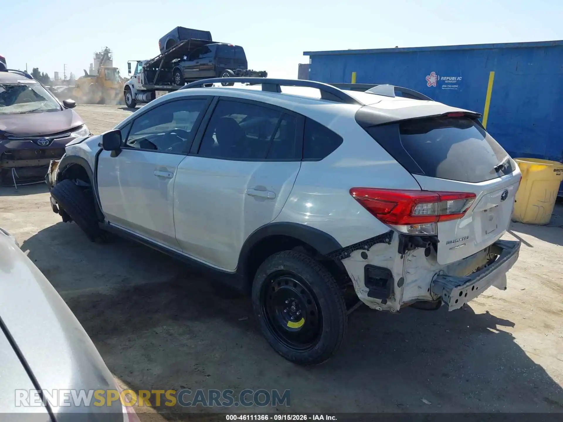 3 Фотография поврежденного автомобиля JF2GTACCXM9312444 SUBARU CROSSTREK 2021