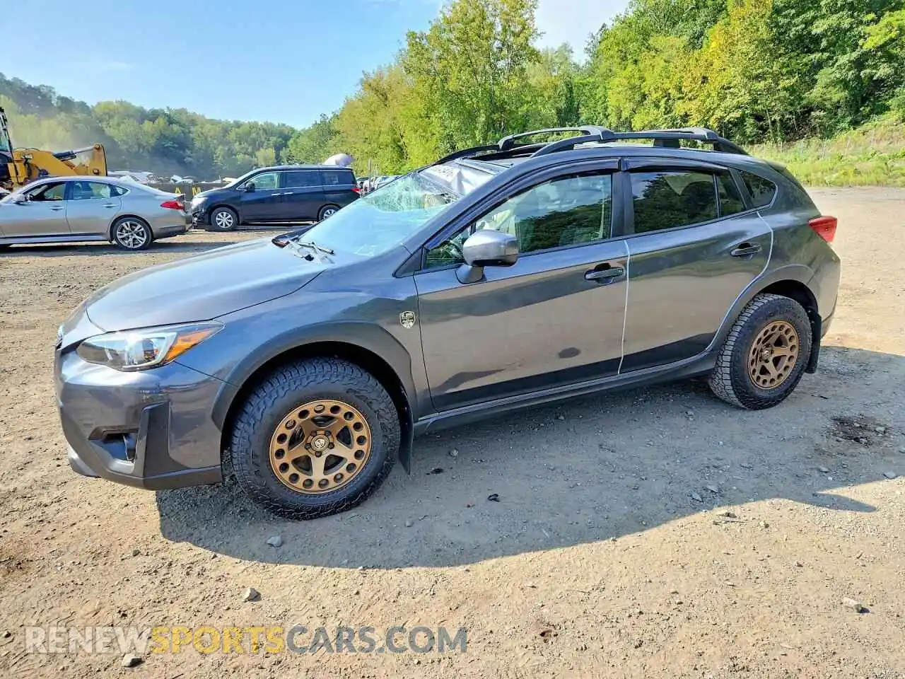 1 Photograph of a damaged car JF2GTAEC0M8236476 SUBARU CROSSTREK 2021