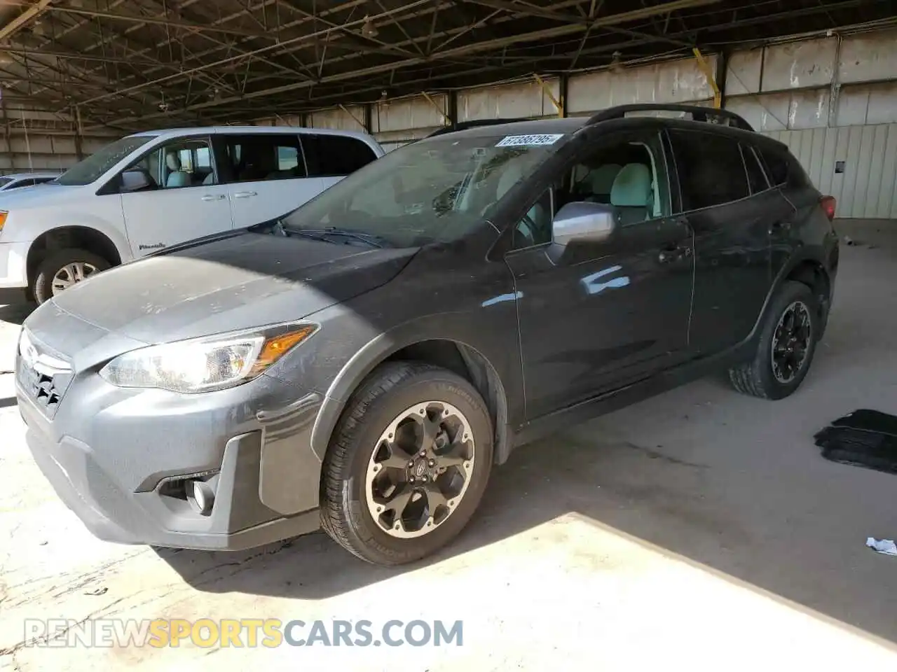 1 Photograph of a damaged car JF2GTAEC0M8344273 SUBARU CROSSTREK 2021