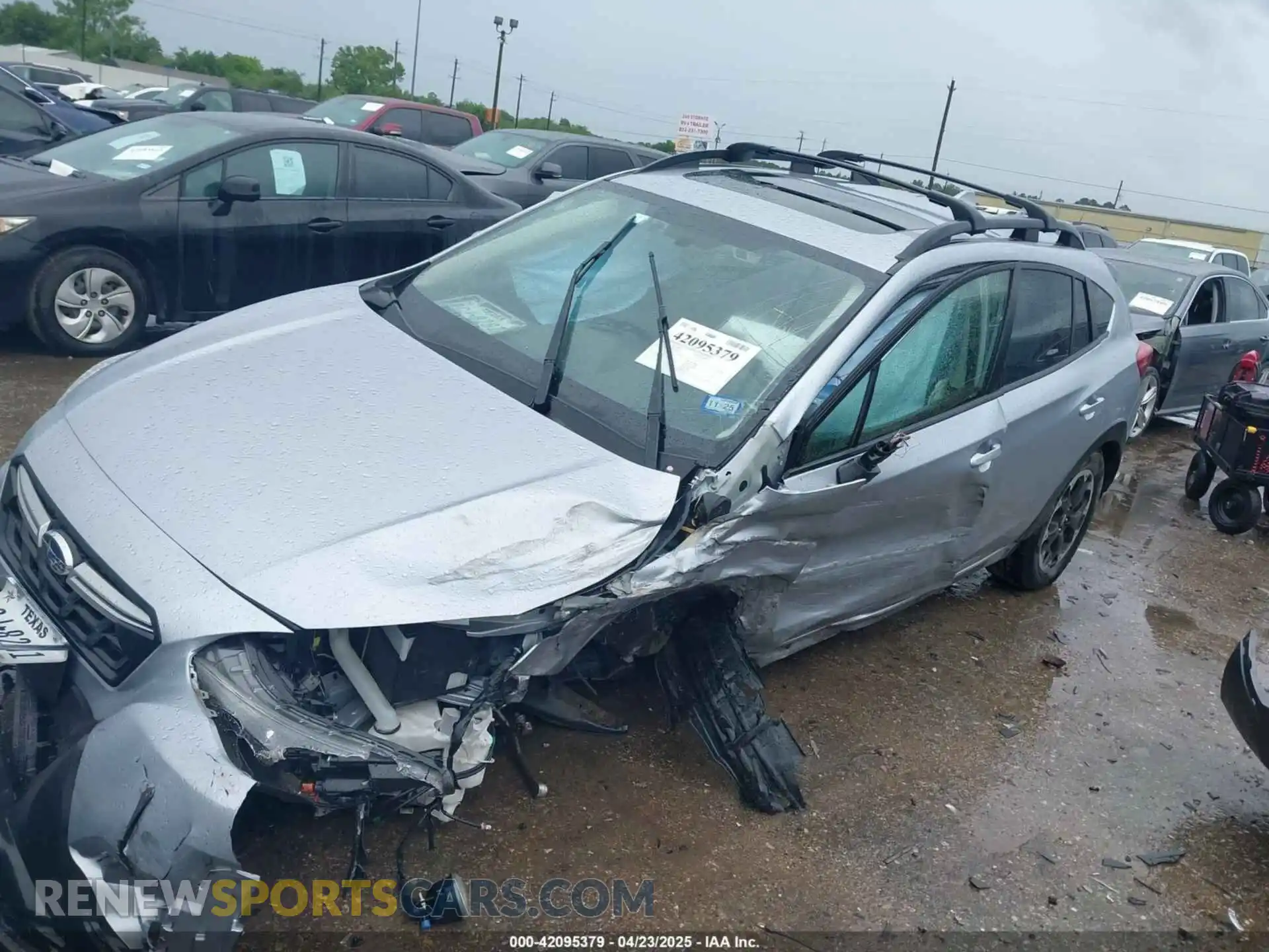 2 fotografías del automóvil dañado JF2GTAEC0M8663169 SUBARU CROSSTREK 2021