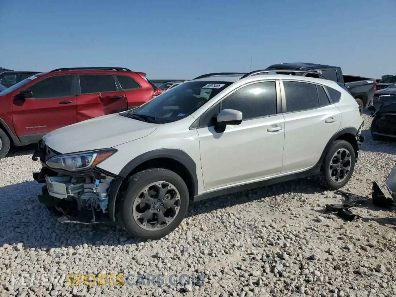 1 Photograph of a damaged car JF2GTAEC1MH218598 SUBARU CROSSTREK 2021