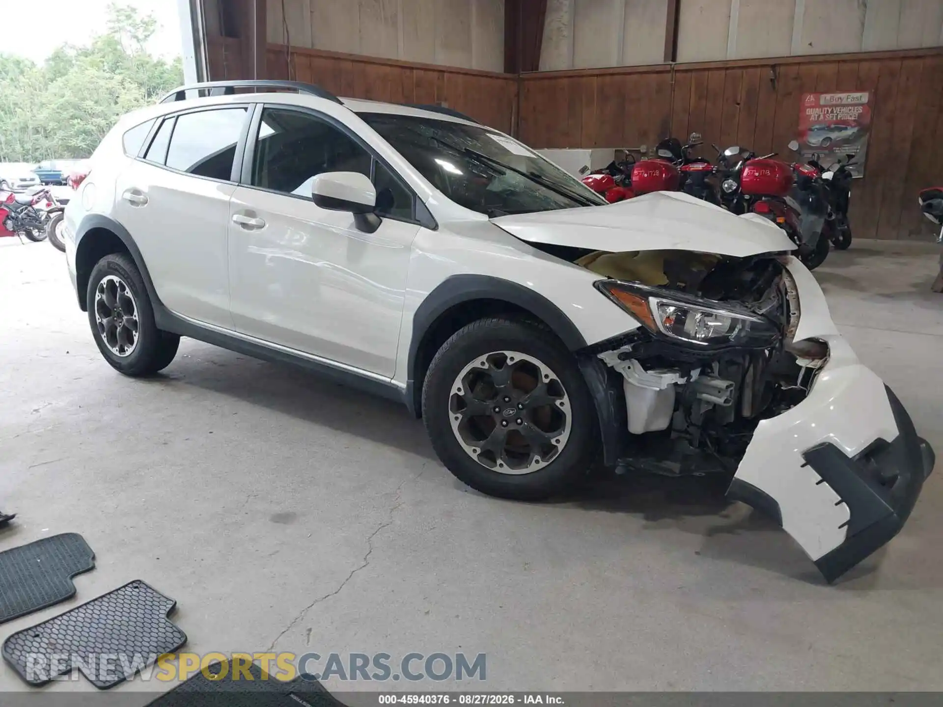 1 Photograph of a damaged car JF2GTAEC1MH234008 SUBARU CROSSTREK 2021