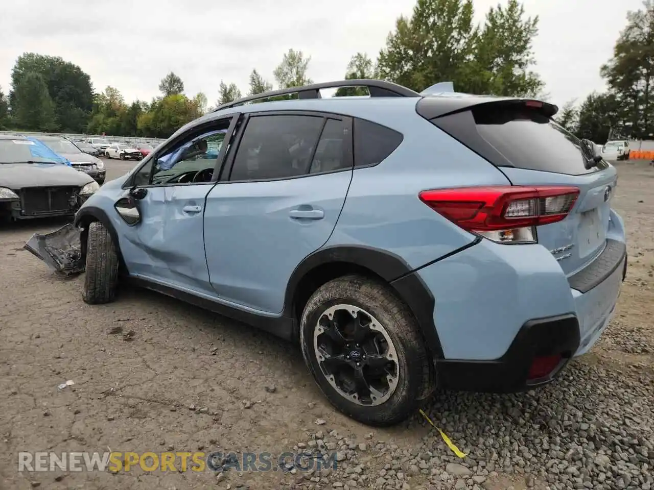 2 Фотография поврежденного автомобиля JF2GTAEC2M8374651 SUBARU CROSSTREK 2021