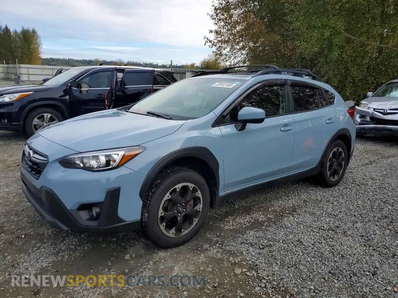1 Photograph of a damaged car JF2GTAEC2MH222983 SUBARU CROSSTREK 2021
