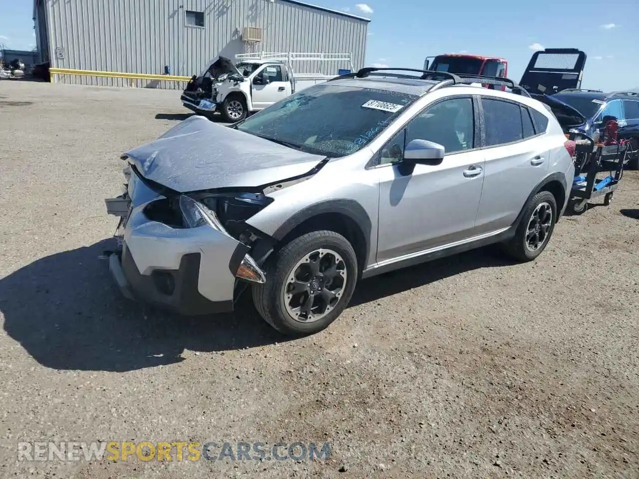 1 Photograph of a damaged car JF2GTAEC3M8281864 SUBARU CROSSTREK 2021