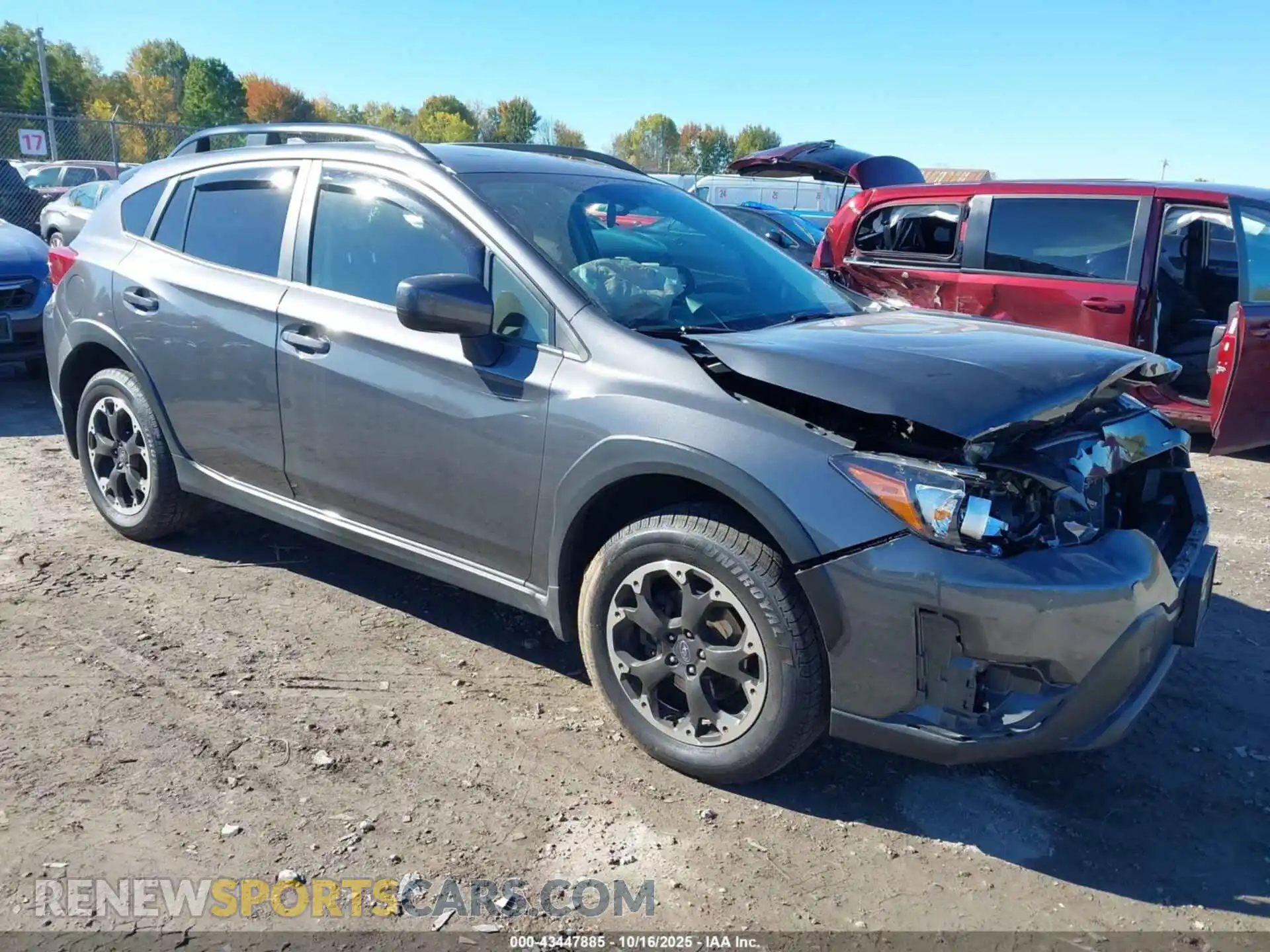 1 Photograph of a damaged car JF2GTAEC3M8320727 SUBARU CROSSTREK 2021