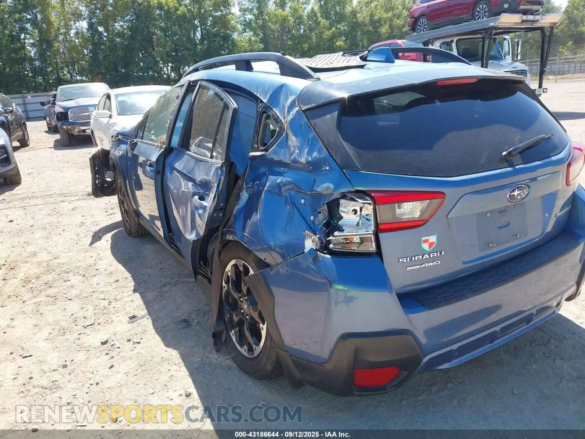 3 Photograph of a damaged car JF2GTAEC3MH366445 SUBARU CROSSTREK 2021