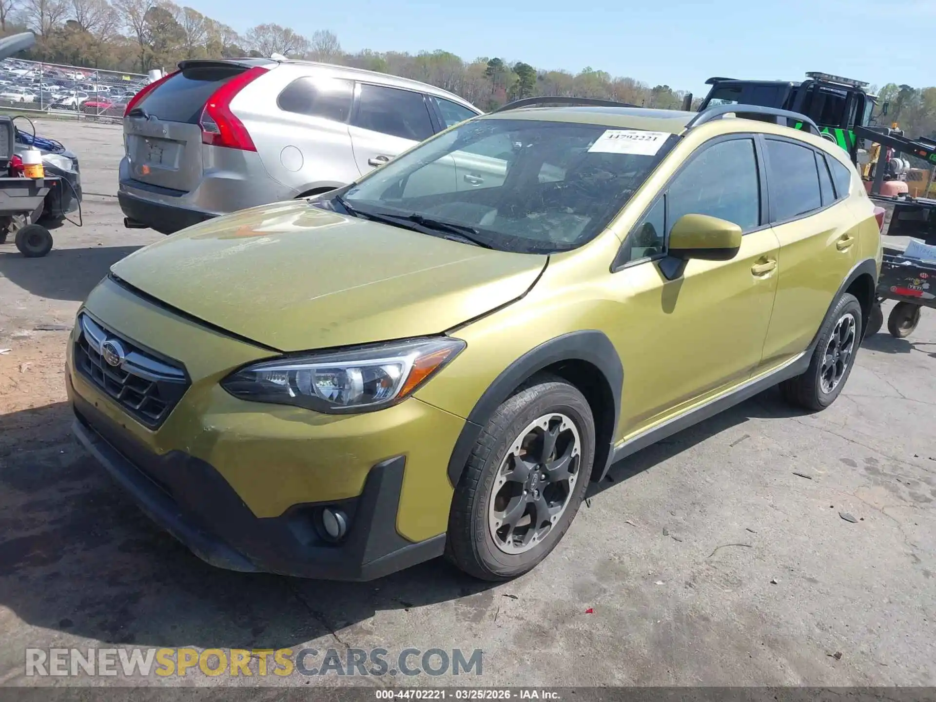 2 Photograph of a damaged car JF2GTAEC3MH665496 SUBARU CROSSTREK 2021