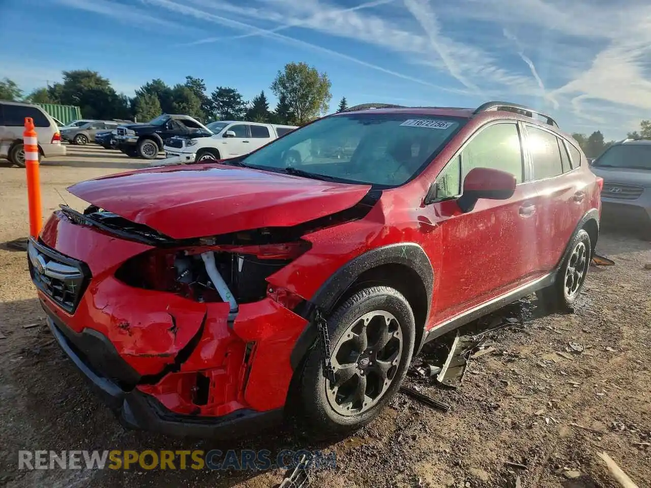 1 Фотография поврежденного автомобиля JF2GTAEC4M8397946 SUBARU CROSSTREK 2021