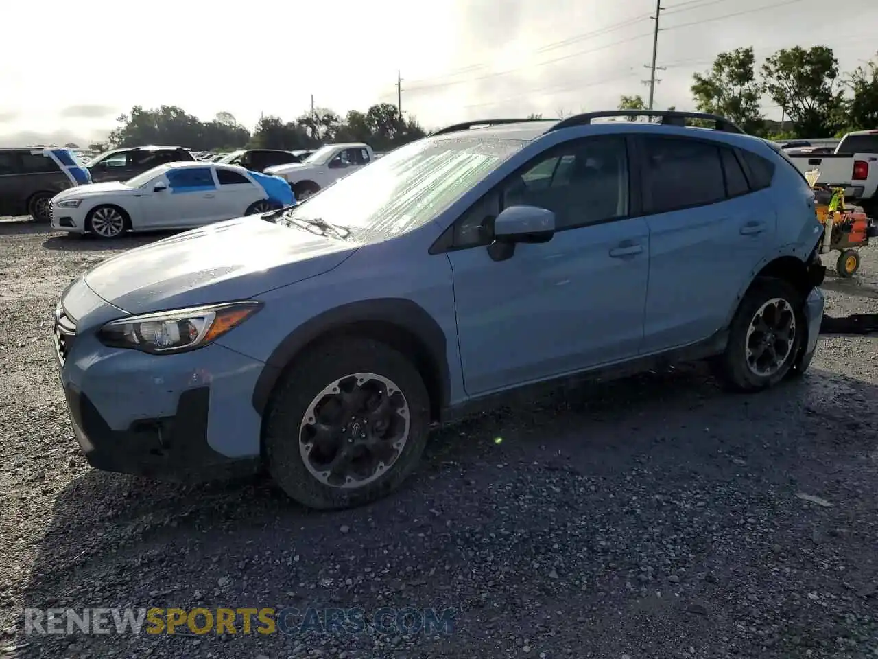 1 Photograph of a damaged car JF2GTAEC4MH232561 SUBARU CROSSTREK 2021