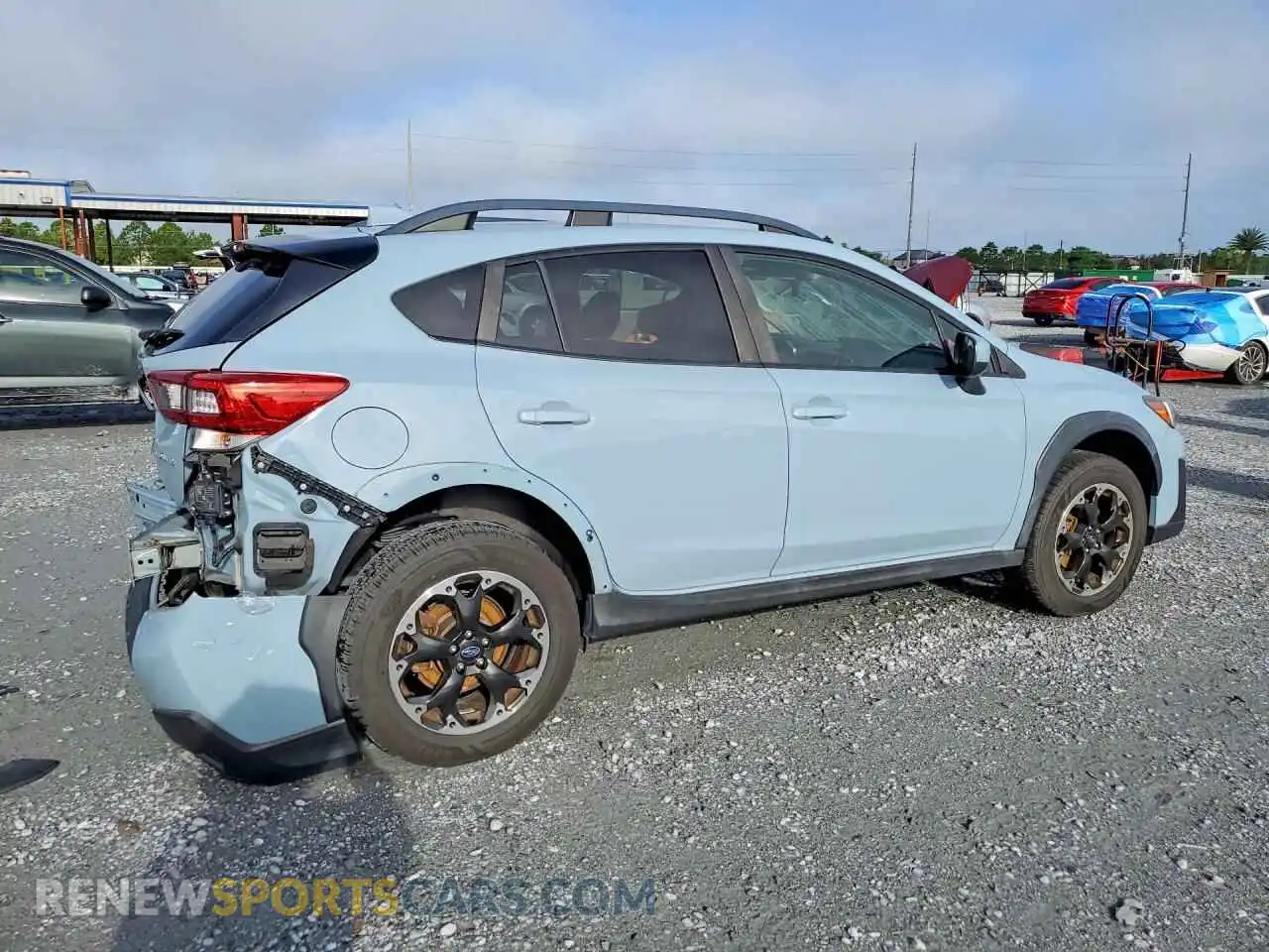 3 Photograph of a damaged car JF2GTAEC4MH232561 SUBARU CROSSTREK 2021