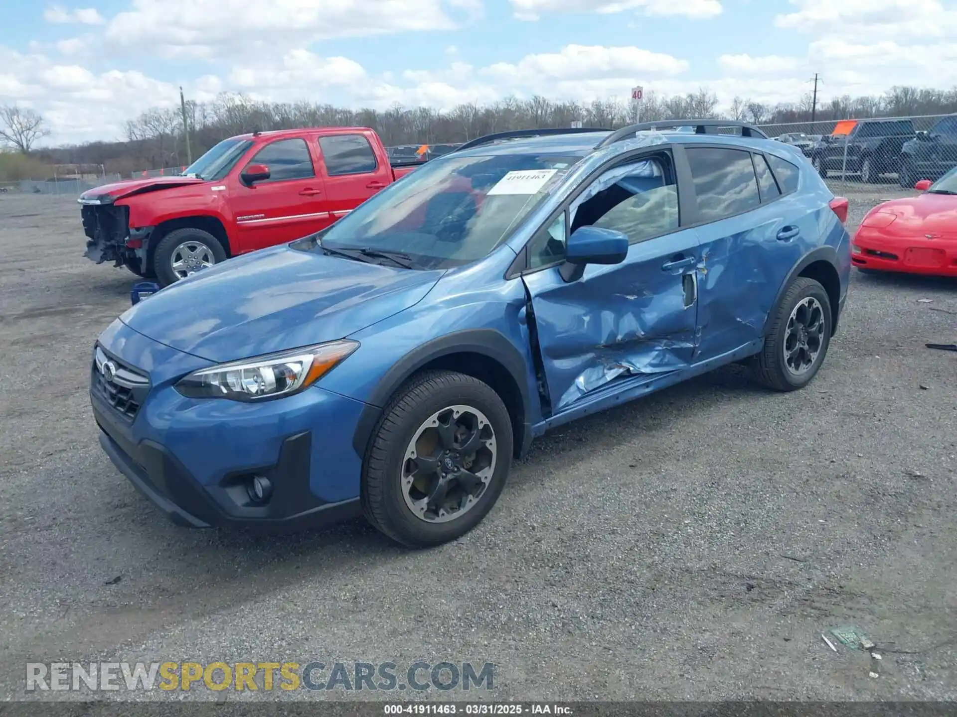 2 Photograph of a damaged car JF2GTAEC4MH369712 SUBARU CROSSTREK 2021