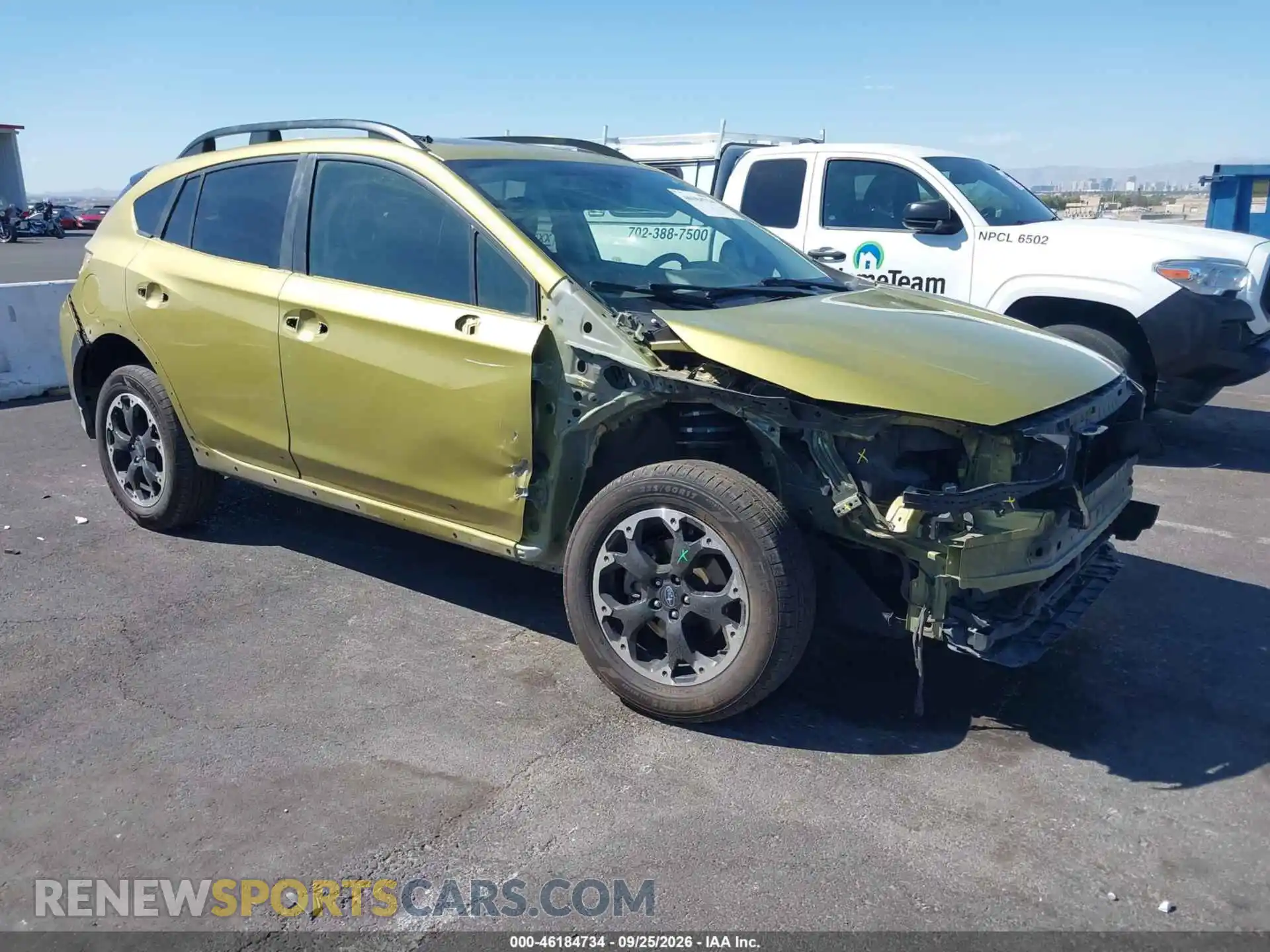 1 Photograph of a damaged car JF2GTAEC4MH659206 SUBARU CROSSTREK 2021