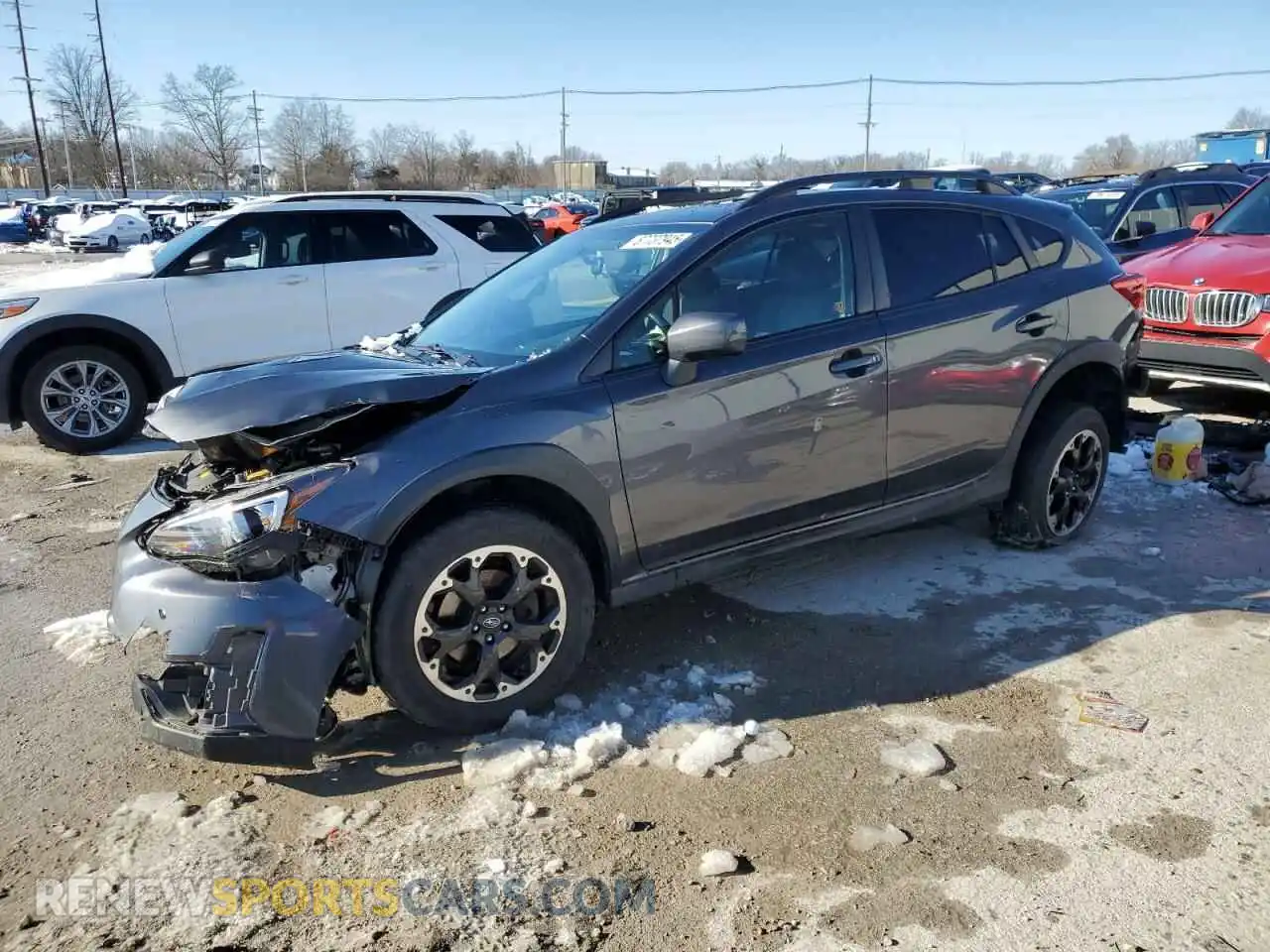 1 Photograph of a damaged car JF2GTAEC5M8292087 SUBARU CROSSTREK 2021