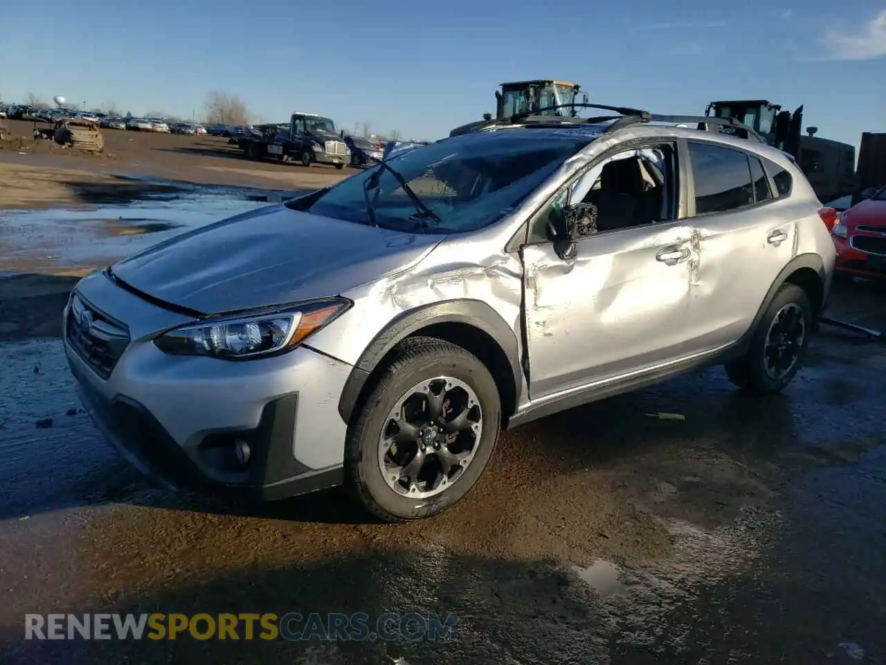 1 Photograph of a damaged car JF2GTAEC5M8362915 SUBARU CROSSTREK 2021