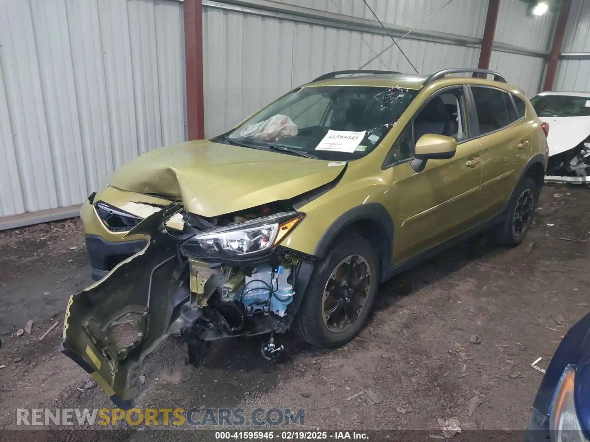 2 fotografías del automóvil dañado JF2GTAEC5MH251166 SUBARU CROSSTREK 2021