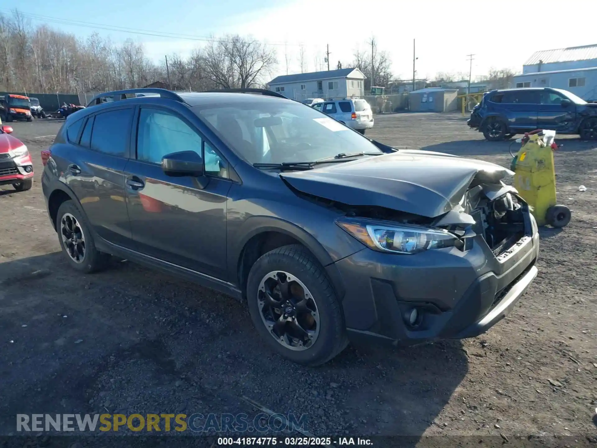 1 Photograph of a damaged car JF2GTAEC6M8256733 SUBARU CROSSTREK 2021