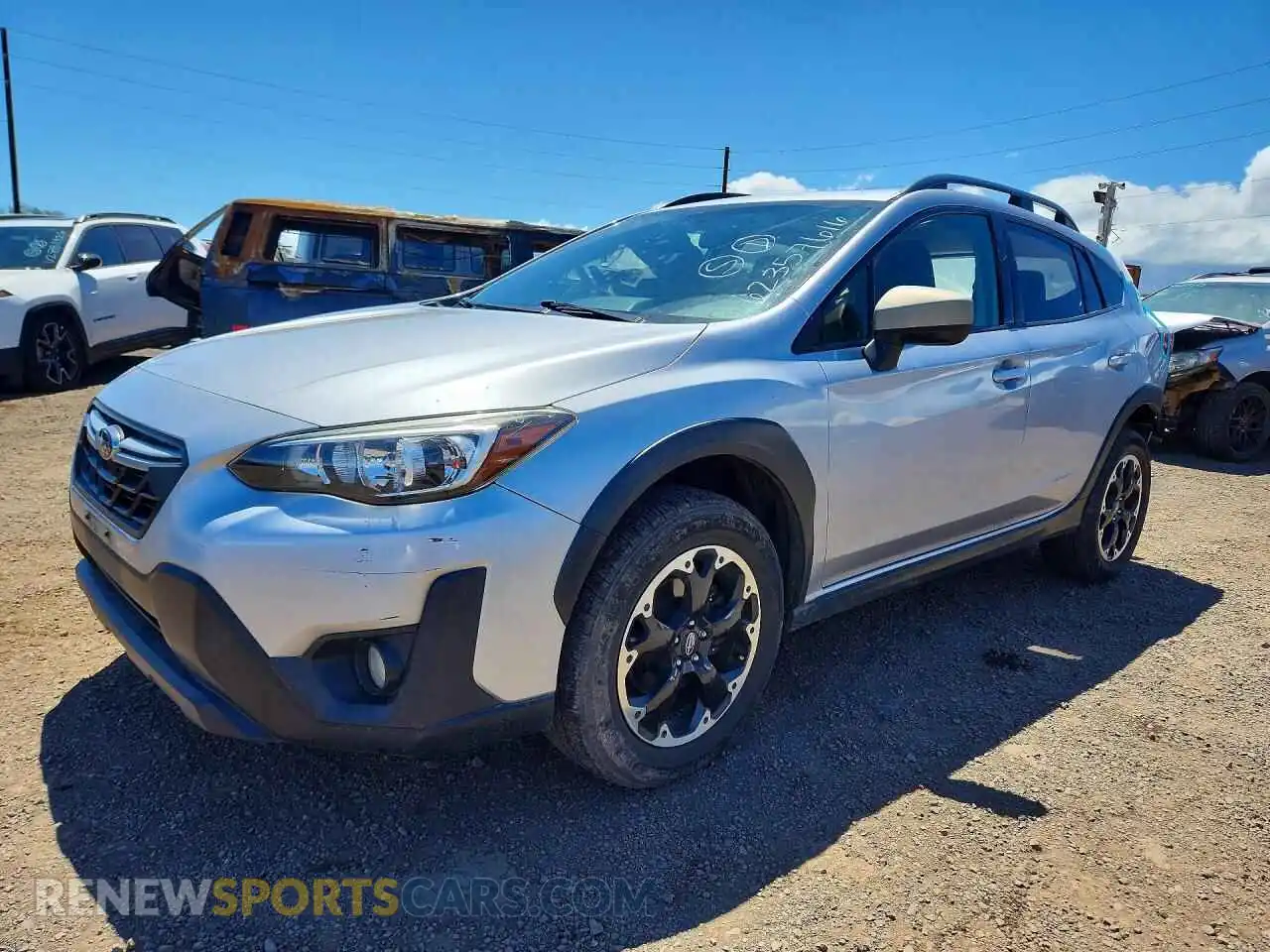 1 Photograph of a damaged car JF2GTAEC6M8299064 SUBARU CROSSTREK 2021