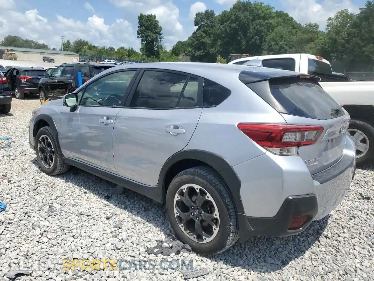 2 Photograph of a damaged car JF2GTAEC6M8328613 SUBARU CROSSTREK 2021