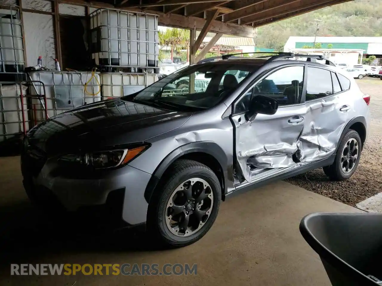 1 Photograph of a damaged car JF2GTAEC6M8673821 SUBARU CROSSTREK 2021