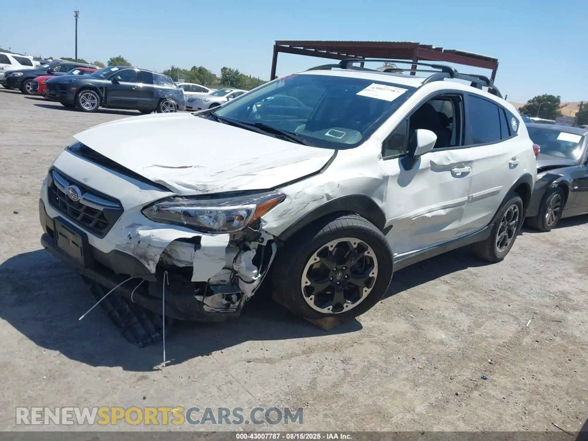 2 Photograph of a damaged car JF2GTAEC6MH662835 SUBARU CROSSTREK 2021