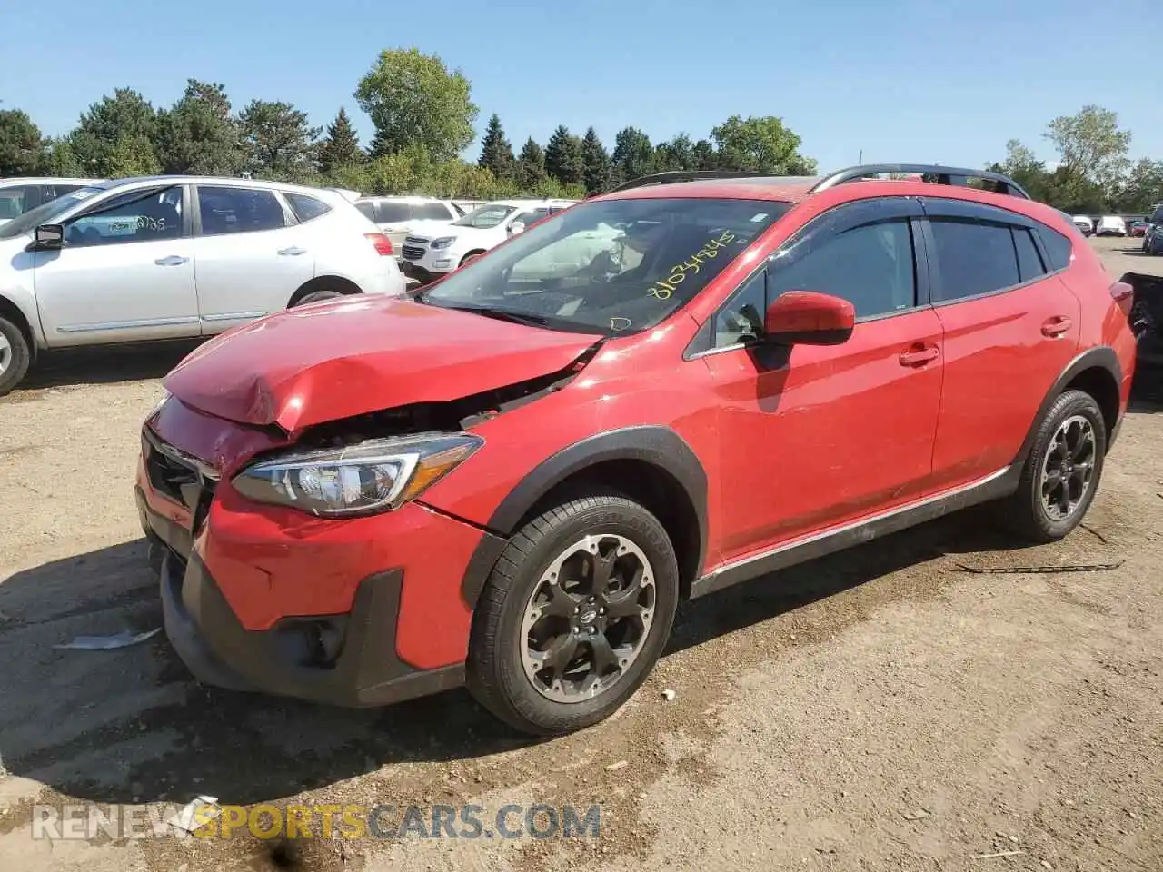 1 Photograph of a damaged car JF2GTAEC6MH682258 SUBARU CROSSTREK 2021
