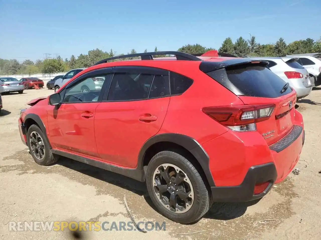 2 Photograph of a damaged car JF2GTAEC6MH682258 SUBARU CROSSTREK 2021