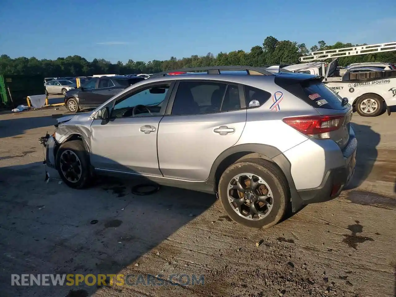 2 fotografías del automóvil dañado JF2GTAEC7M8282953 SUBARU CROSSTREK 2021